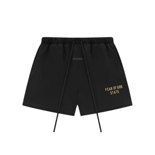 Fear of God Essentials FW24 Black Yellow Korte Broek | SneakerClassics