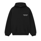 Fear of God Essentials FW24 Black White Hoodie | SneakerClassics
