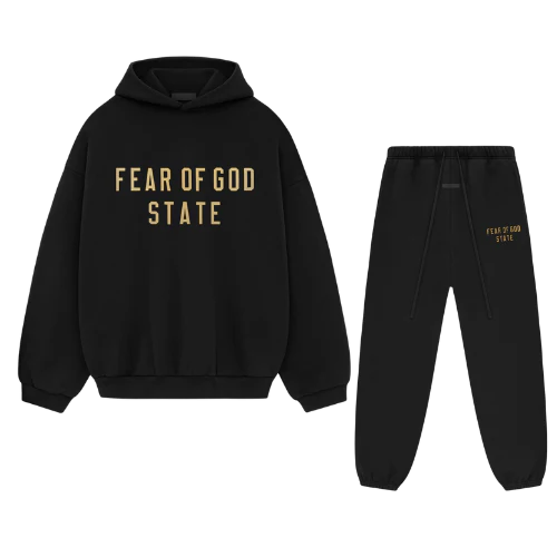 Fear of God Essentials FW24 Black Yellow State Full set | SneakerClassics