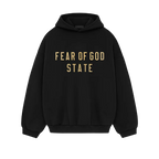 Fear of God Essentials FW24 Black Yellow State Hoodie | SneakerClassics