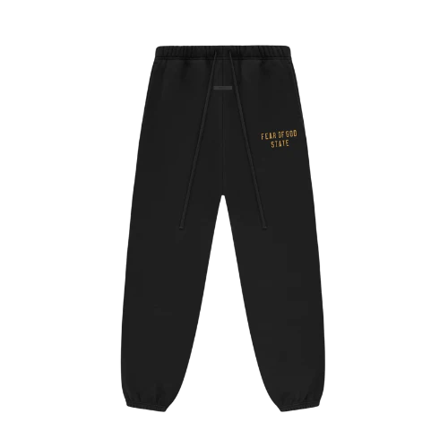 Fear of God Essentials FW24 Black Yellow State Lange Broek | SneakerClassics
