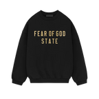 Fear of God Essentials FW24 Black Yellow State Sweater | SneakerClassics