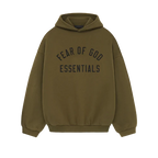 Fear of God Essentials FW24 Olive Hoodie | SneakerClassics
