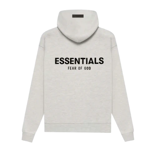 Fear of God Essentials Light Oatmeal Hoodie | SneakerClassics