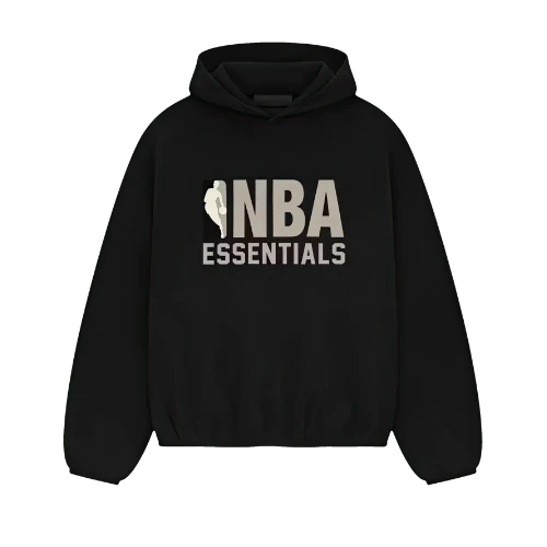 Fear of God Essentials NBA Black Grey Hoodie | SneakerClassics