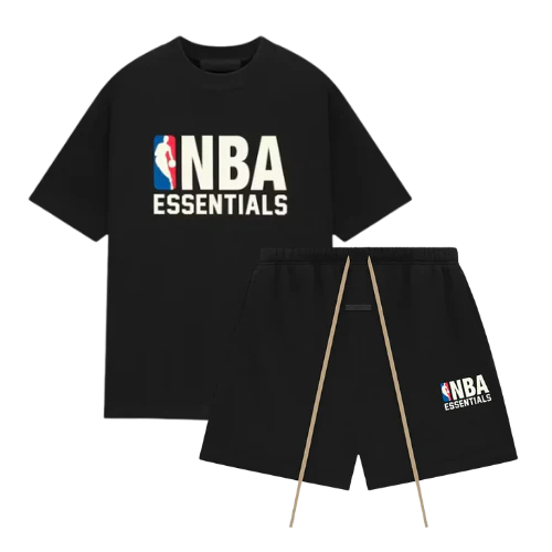Fear of God Essentials NBA Black White Summer Set | SneakerClassics