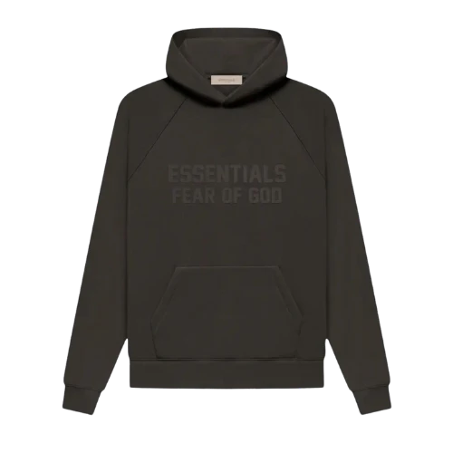 Fear of God Essentials Off Black Hoodie | SneakerClassics