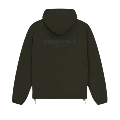 Fear of God Essentials SS23 Full Zip Jacket Off Black | SneakerClassics