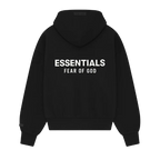 Fear of God Essentials SS25 Jet Black Hoodie | SneakerClassics