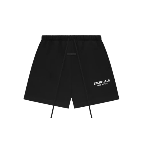 Fear of God Essentials SS25 Jet Black Korte Broek | SneakerClassics
