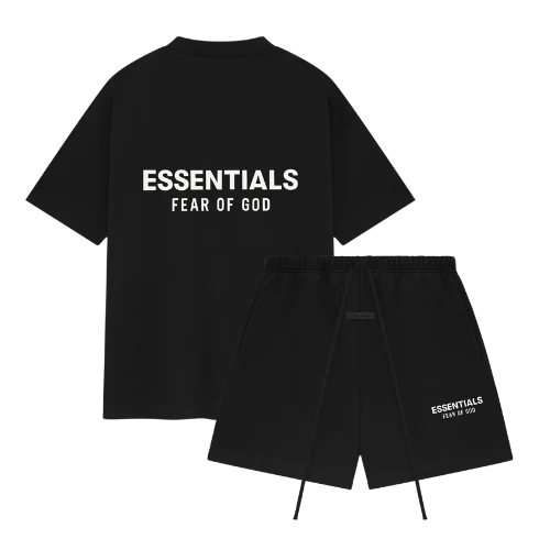 Fear of God Essentials SS25 Jet Black Summer Set | SneakerClassics