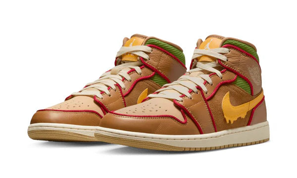 Jordan 1 Mid SE Cheeseburger (IB7403-224) | SneakerClassics