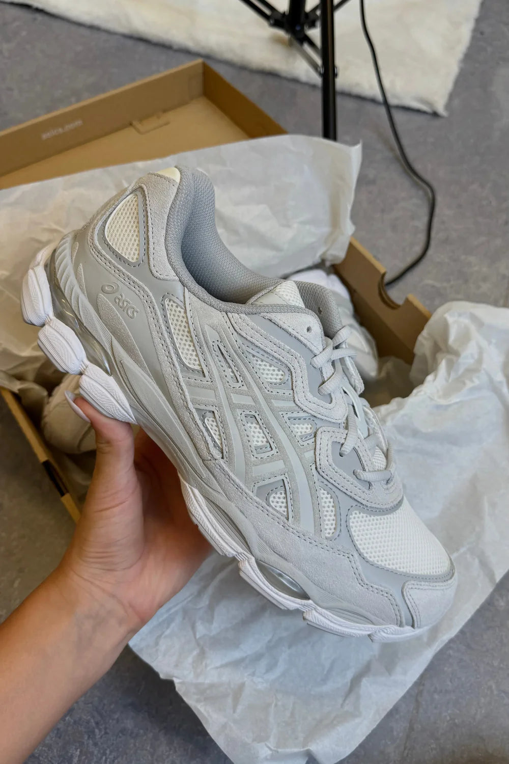 ASICS Gel-NYC Cream Cloud Grey (1203A663-101) | SneakerClassics