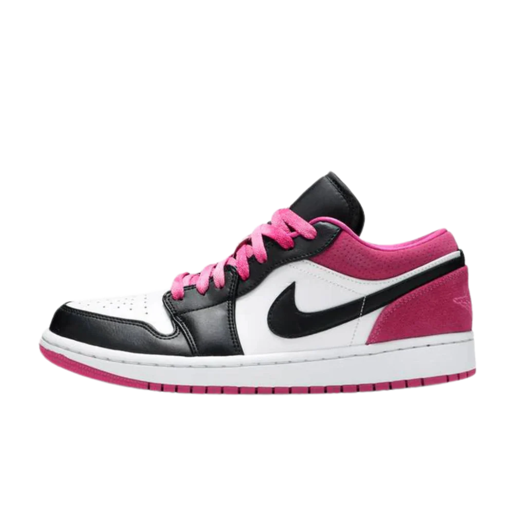 Jordan 1 Low Black Active Fuchsia