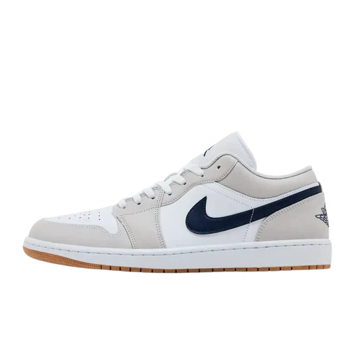 Jordan 1 Low Midnight Navy Neutral Grey (553558-146) | SneakerClassics