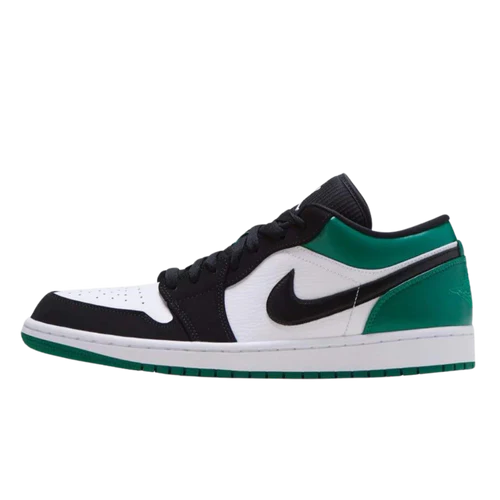 Jordan 1 Low White Black Mystic Green (553558-113) | SneakerClassics