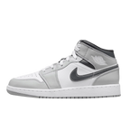 Jordan 1 Mid Light Smoke Grey (GS) (554725-092) | SneakerClassics