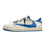 Jordan 1 Retro Low OG SP Fragment x Travis Scott Sail Military Blue (DM7866-104) | SneakerClassics