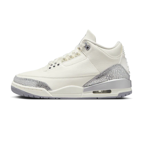 Jordan 3 Retro Sail Cement Grey (Women's) (CK9246-100) | SneakerClassics