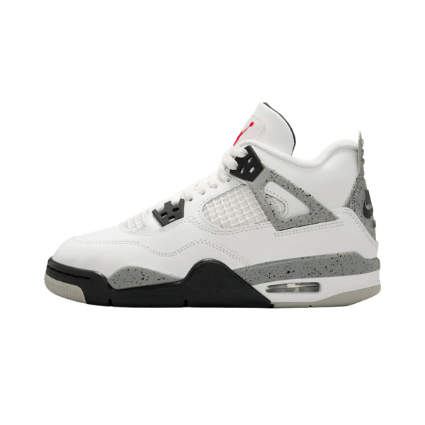 Jordan 4 Retro White Cement (2025) (GS) (IB4171-100) | SneakerClassics