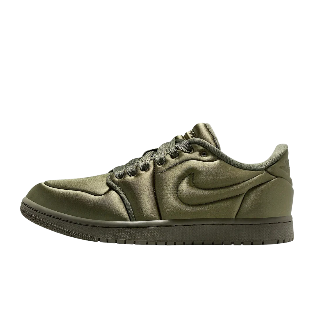 Jordan 1 Low Method of Make Satin Medium Olive (Women's) (HF3969-201) | SneakerClassics