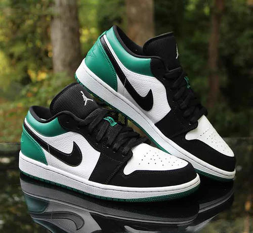 Jordan 1 Low White Black Mystic Green (553558-113) | SneakerClassics