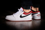Jordan 1 Low White University Red Black (553558-118) | SneakerClassics
