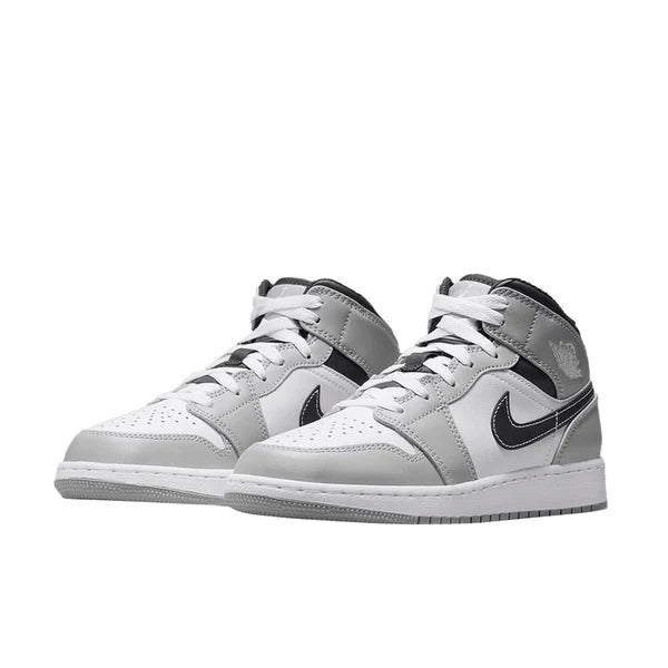 Jordan 1 Mid Light Smoke Grey (GS) (554725-092) | SneakerClassics