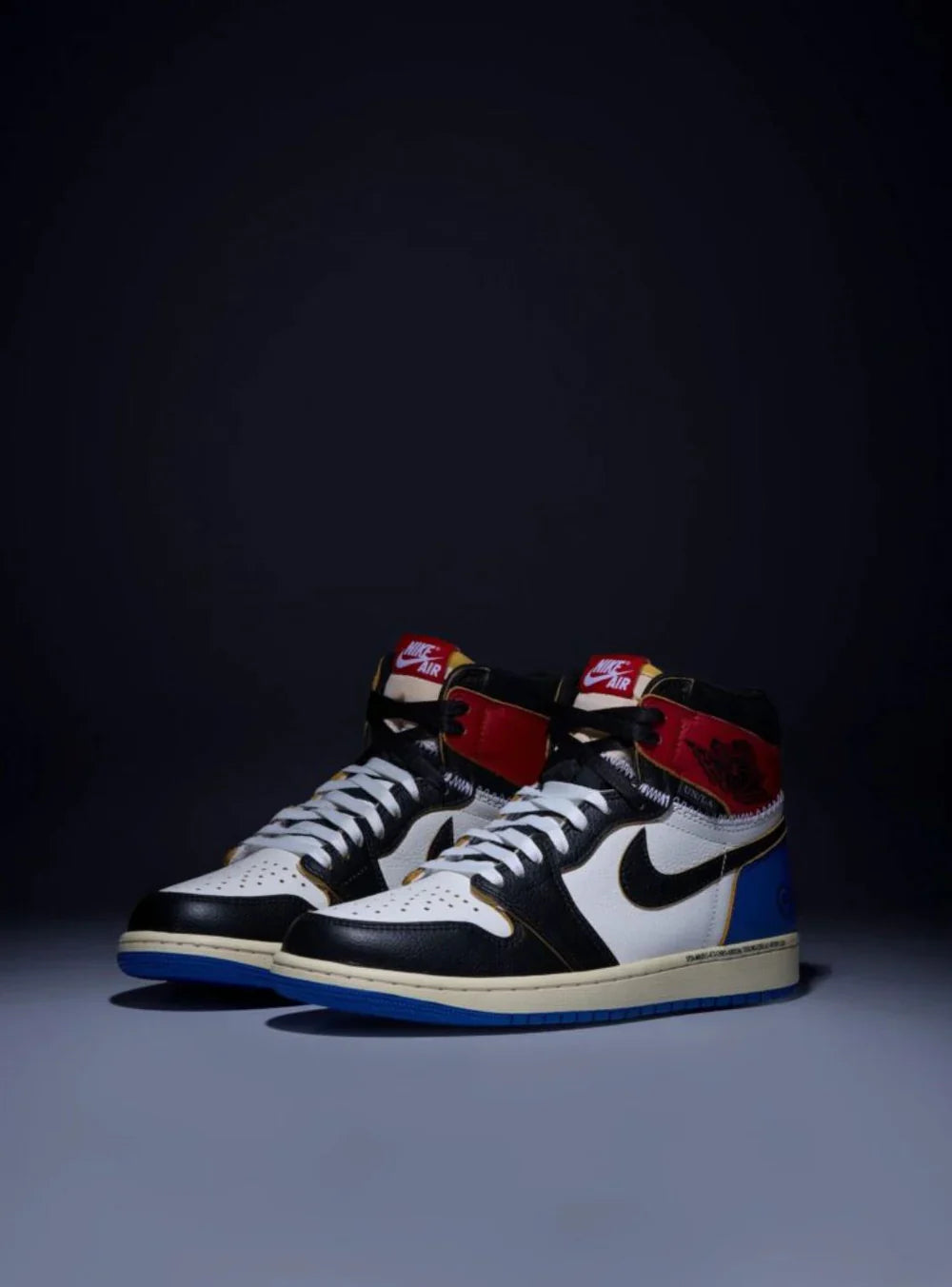 Jordan 1 Retro High OG SP Fragment x Union LA Varsity Red Sport Royal (IO7847-002) | SneakerClassics