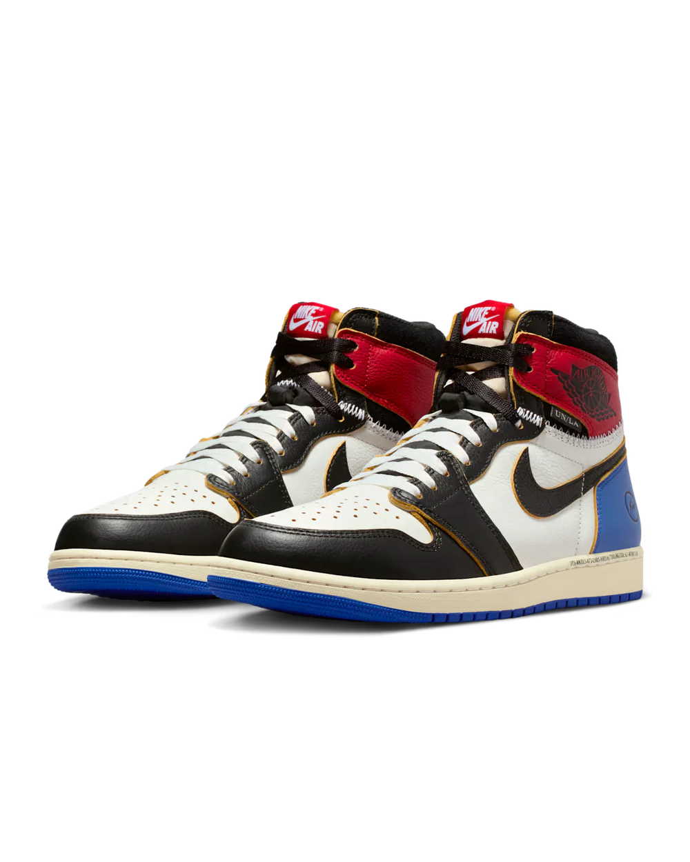 Jordan 1 Retro High OG SP Fragment x Union LA Varsity Red Sport Royal (IO7847-002) | SneakerClassics