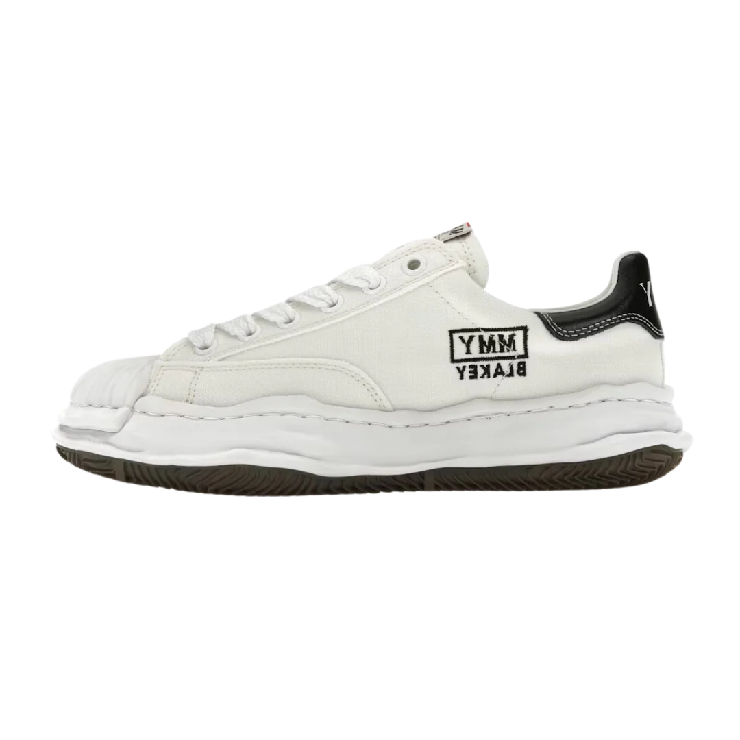 Maison Mihara Yasuhiro Blakey OG Sole Canvas Low White Black (A08FW735) | SneakerClassics