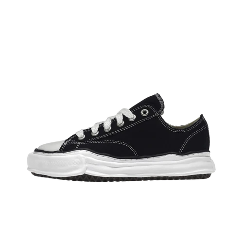 Maison Mihara Yasuhiro Peterson OG Sole Canvas Low Black (A01FW702-BLK) | SneakerClassics
