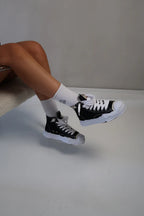 Maison Mihara Yasuhiro Hank OG Sole Canvas Hi Black White (A05FW701-BLKWHT) | SneakerClassics