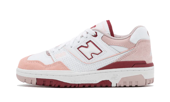 New Balance 550 White Scarlet (Women's) (BBW550ZV) | SneakerClassics