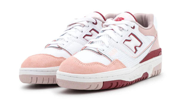New Balance 550 White Scarlet (Women's) (BBW550ZV) | SneakerClassics