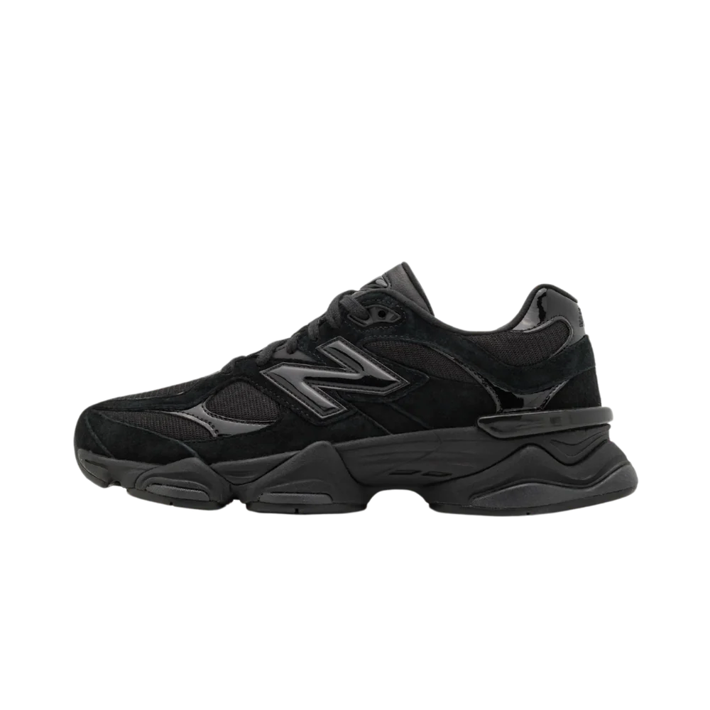 New Balance 9060 Triple Black Patent (U9060ZBO) | SneakerClassics