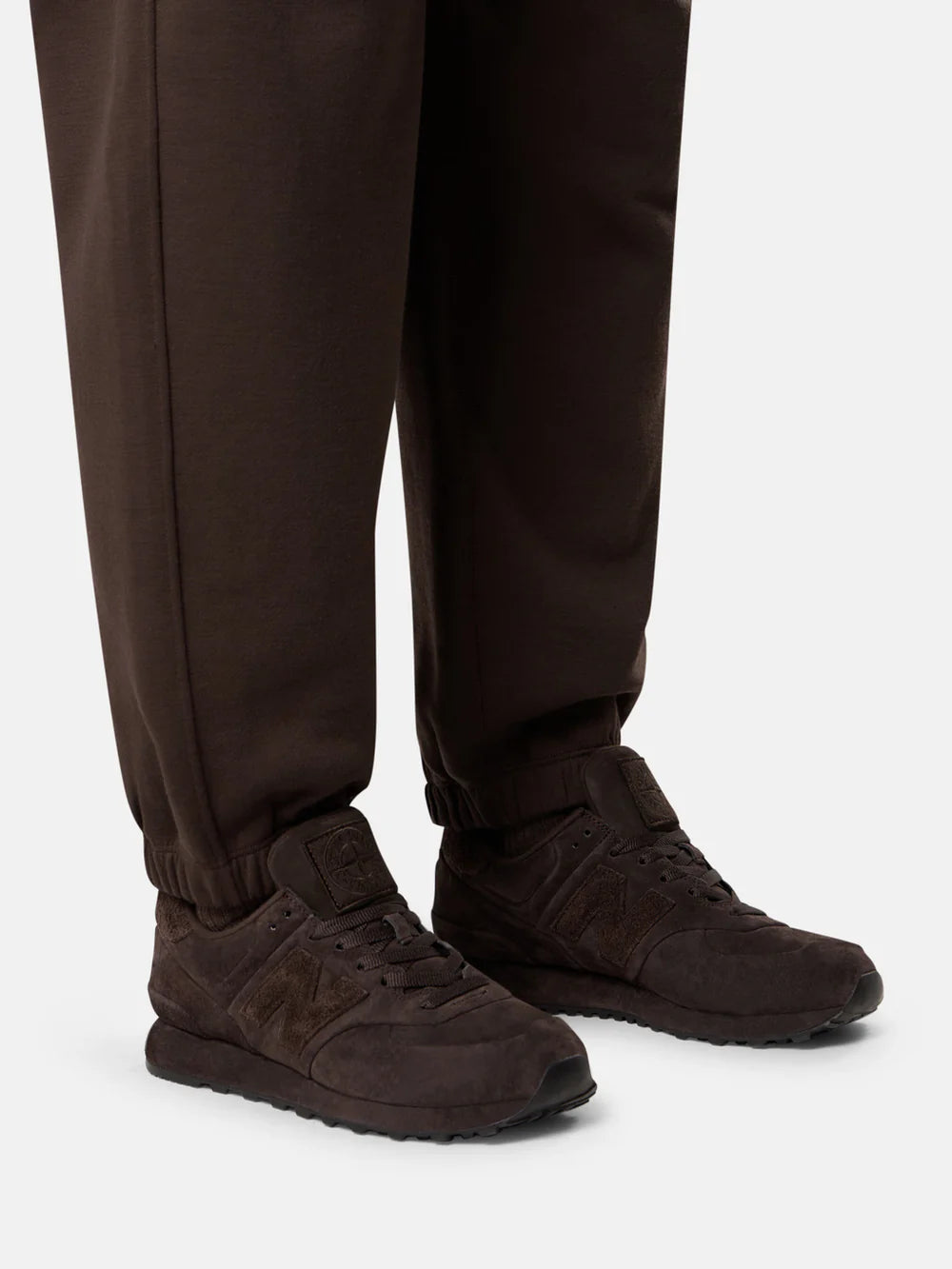New Balance 574 Legacy Stone Island Ghost Dark Brown (U574BSI1) | SneakerClassics