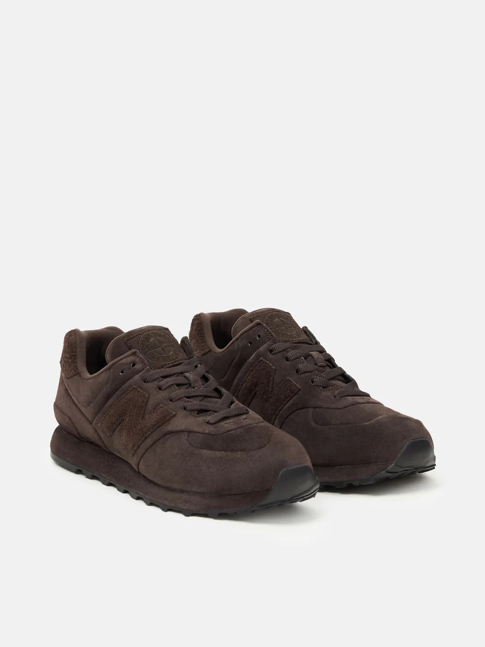 New Balance 574 Legacy Stone Island Ghost Dark Brown (U574BSI1) | SneakerClassics
