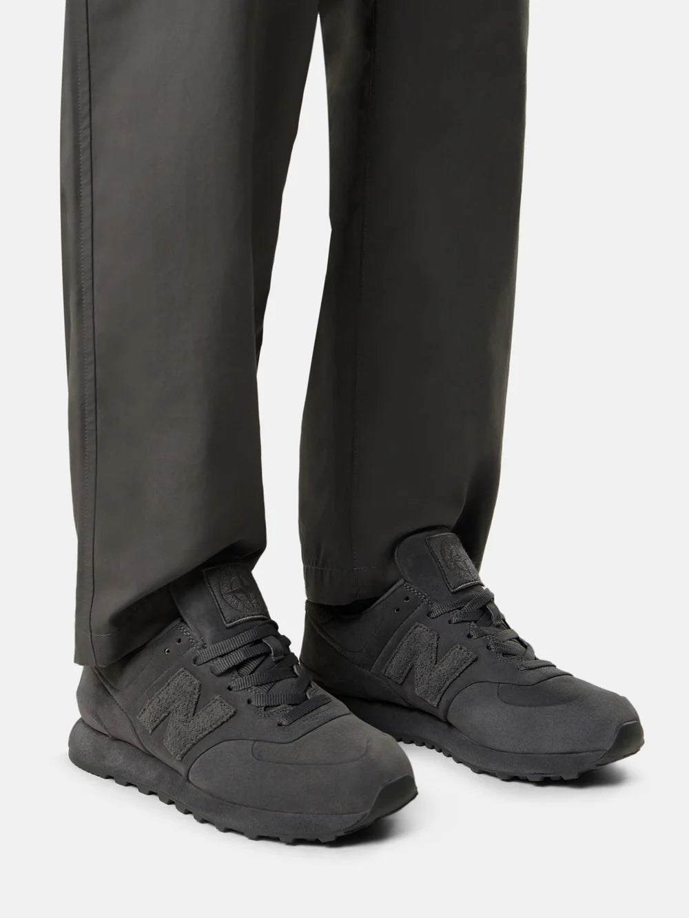 New Balance 574 Legacy Stone Island Ghost Dark Grey (U574BST1) | SneakerClassics