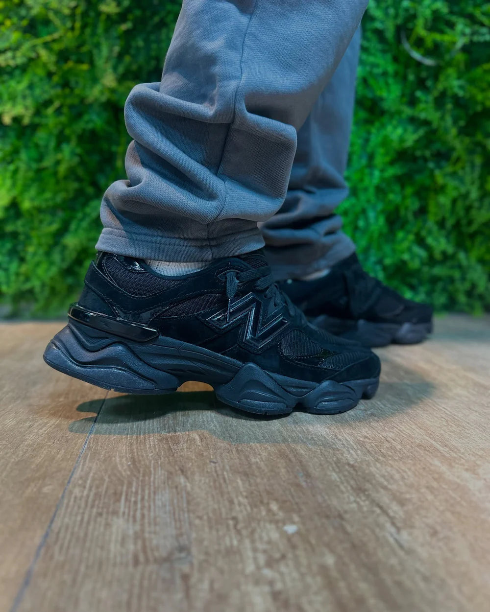 New Balance 9060 Triple Black Patent (U9060ZBO) | SneakerClassics