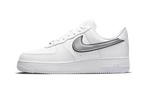 Nike Air Force 1 Low '07 Essential White Metallic Silver Black (Women's) (DD1523-100) | SneakerClassics