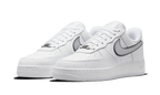 Nike Air Force 1 Low '07 Essential White Metallic Silver Black (Women's) (DD1523-100) | SneakerClassics