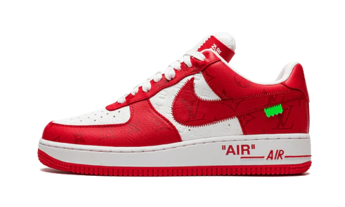 Louis Vuitton Nike Air Force 1 Low By Virgil Abloh White Red (1A9VA8) | SneakerClassics