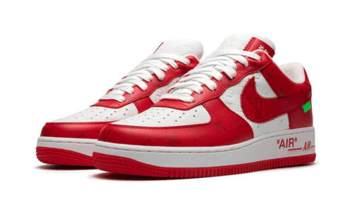 Louis Vuitton Nike Air Force 1 Low By Virgil Abloh White Red (1A9VA8) | SneakerClassics