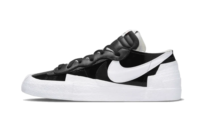Nike Blazer Low Sacai Black Patent Leather (DM6443-001) | SneakerClassics