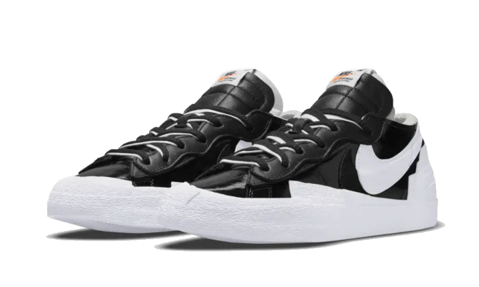 Nike Blazer Low Sacai Black Patent Leather (DM6443-001) | SneakerClassics