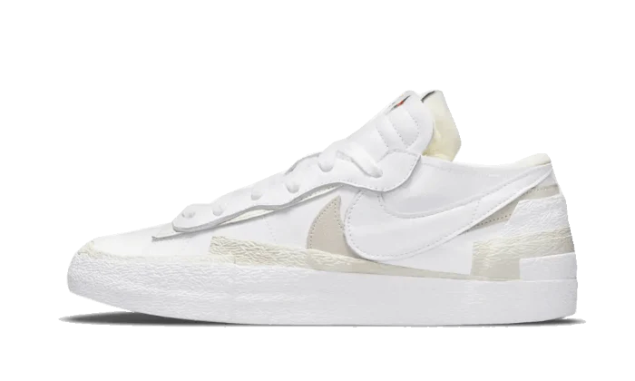 Nike Blazer Low sacai White Patent Leather (DM6443-100) | SneakerClassics