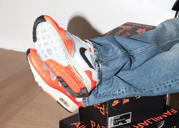 Nike Air Max 1 Patta Waves Hyper Crimson Pure Platinum (II7055-800) | SneakerClassics