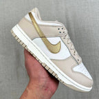 Nike Dunk Low Phantom Metallic Gold (Women's) (DX5930-001) | SneakerClassics
