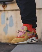 Nike Air Max 1 Crepe Wheat Gold Rust Pink (CD7861-700) | SneakerClassics